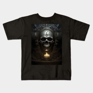 Glimmering Dread: Eerie Illumination Kids T-Shirt